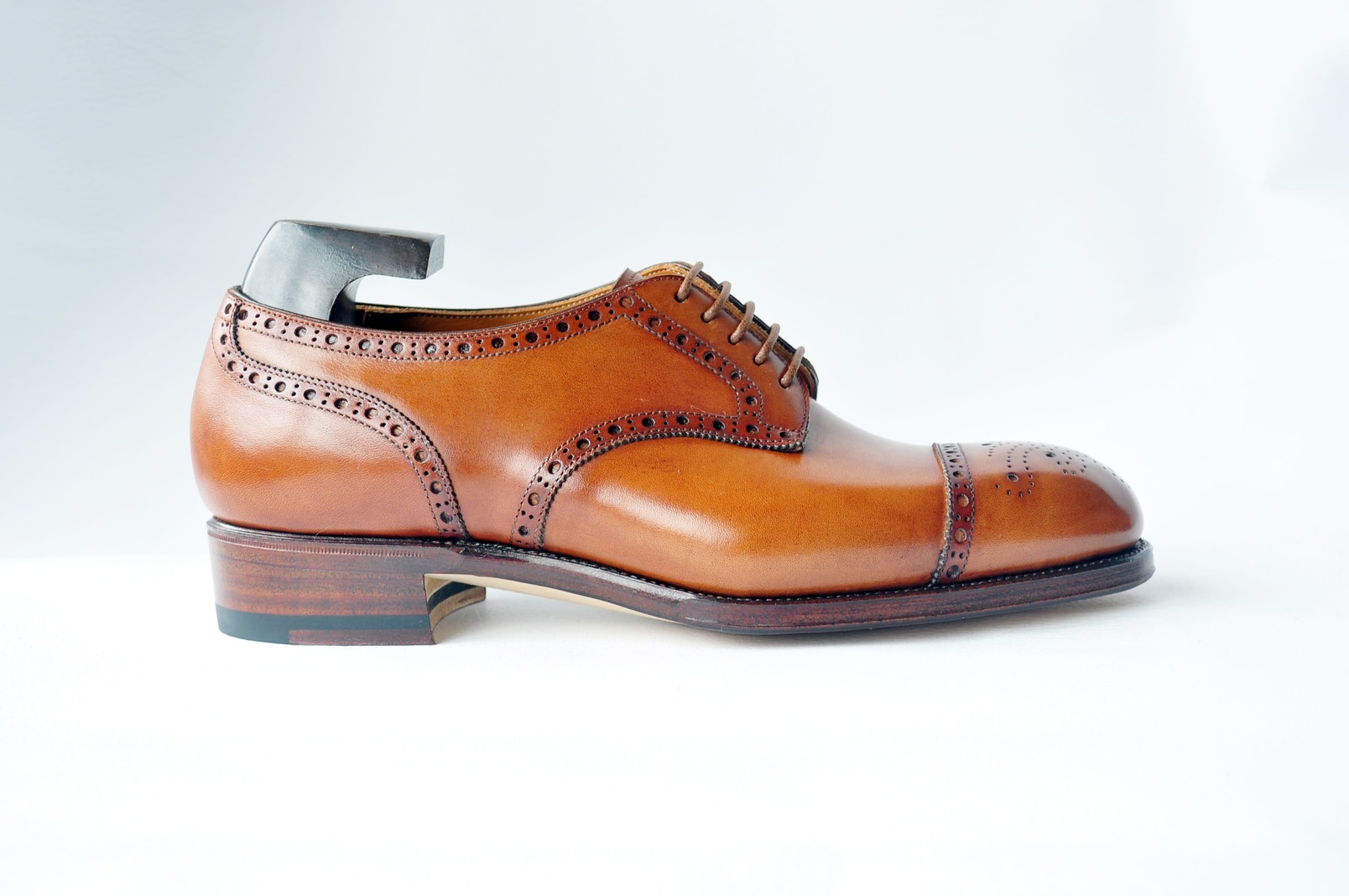 Apron Derby in Espresso Calfskin | Shop Sid Mashburn